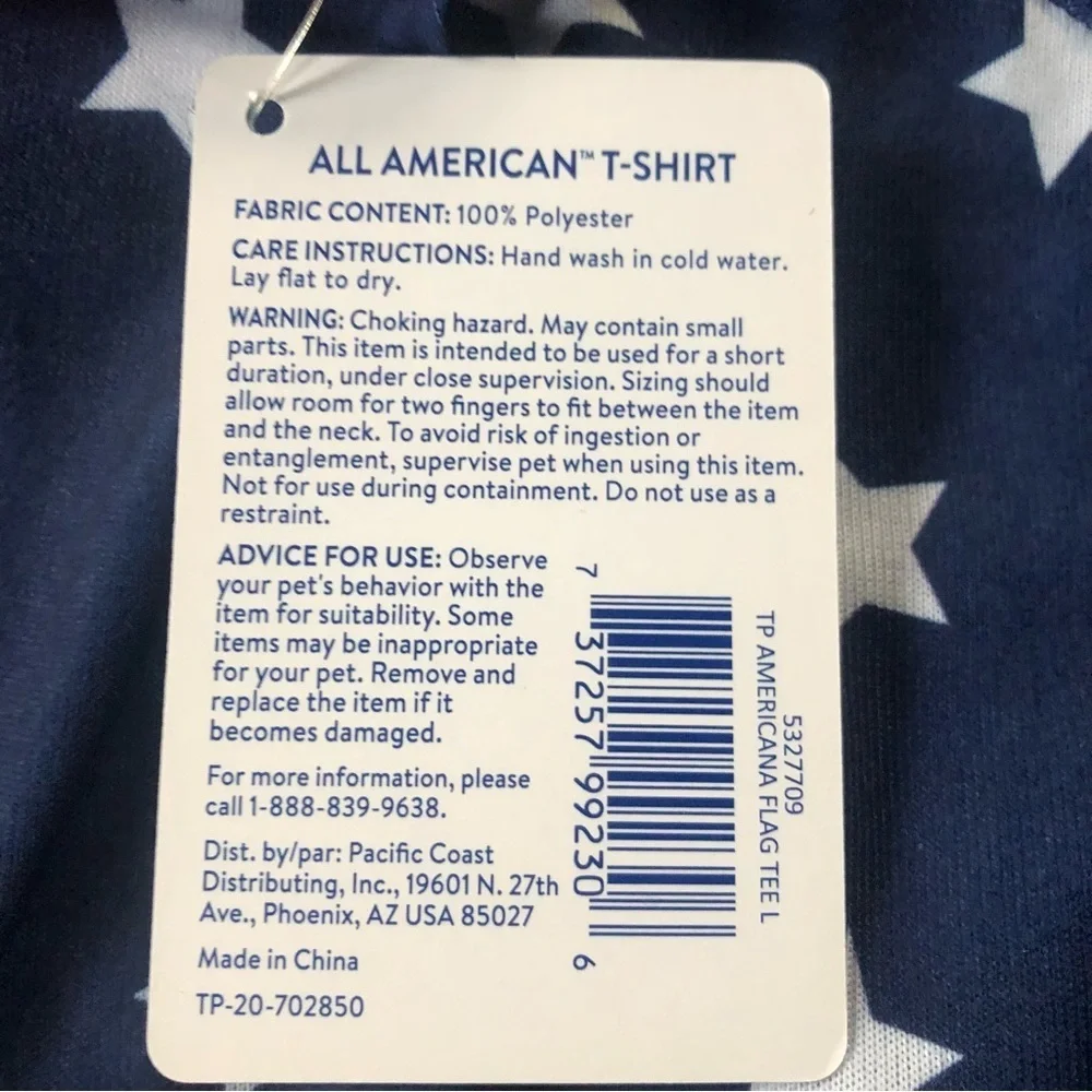 NWT American flag patriotic t-shirt tee L
